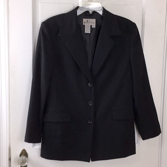 Vintage Eddie Bauer 100% Wool Blazer Jacket 3-button closure - Picture 1 of 7